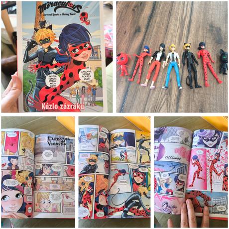 Komix lienka a čierny kocúr miraculous,