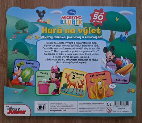 Knižka disney "mickeyho klubík", 