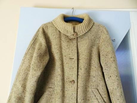 Teplá tvídová bunda /kabátik, xl