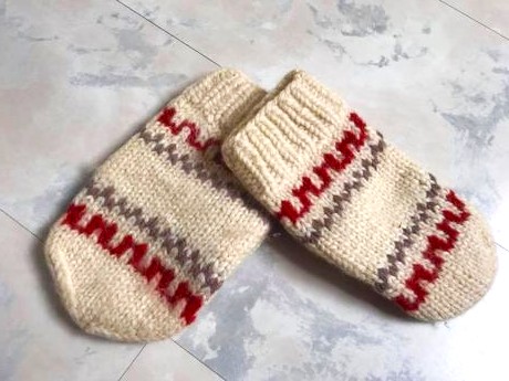 Naturálny set z ovčej vlny, l