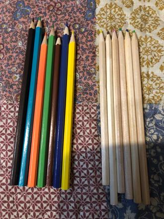 Pastelky a iné veci do školy alebo aj na doma,