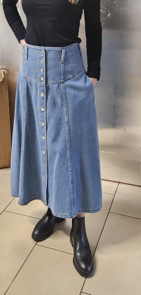 Riflová sukňa veľ.36, c&a,36