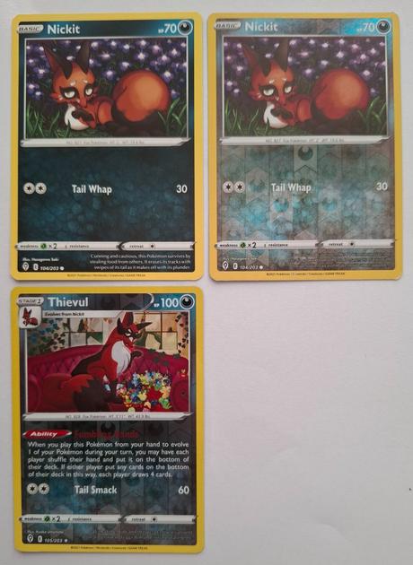 Pokémon karty "evolving skies" (3), 