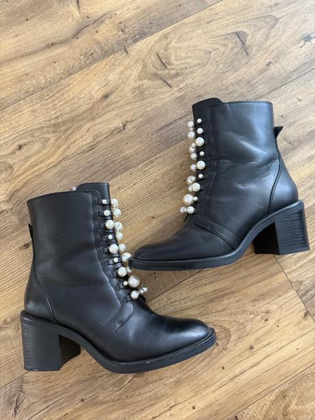 Čierne čižmy zara, zara,37