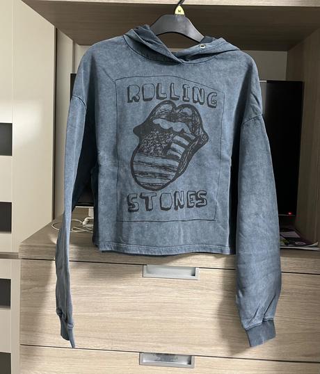 Crop mikinka the rolling stones, tally weijl,s