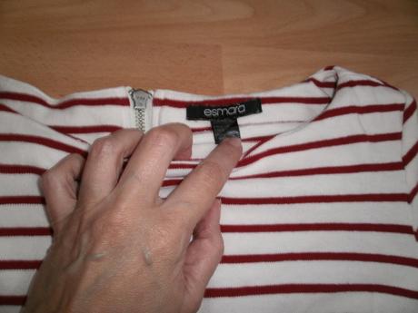 Hrubé pásikavé šaty z úpletu, esmara,38