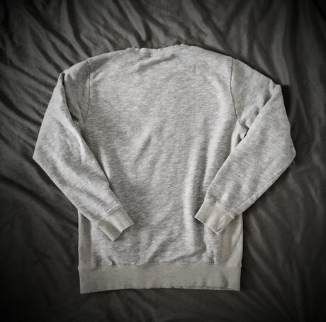 Pánsky svetlošedý sveter/pulóver smog, new yorker,xl