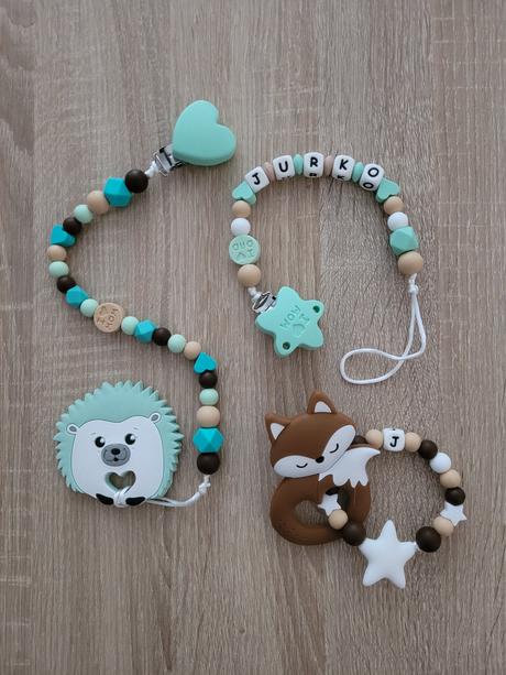 Retiazky na cumlík a hryzadielka, 