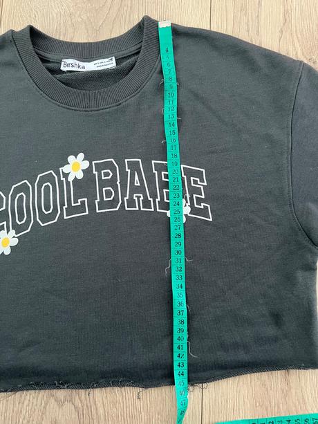 Teplákový top, bershka,s