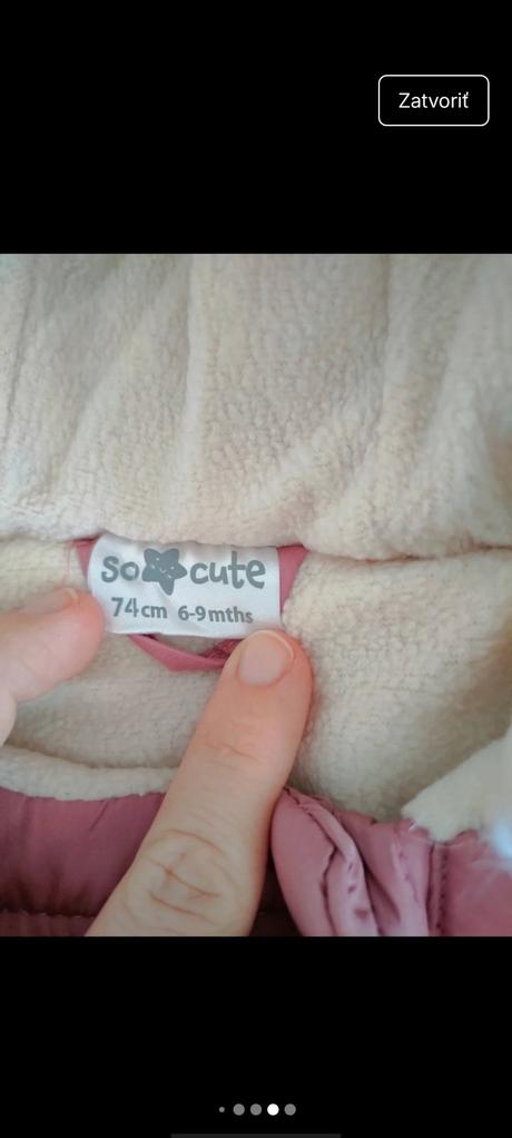 Zimný overal, pepco,74