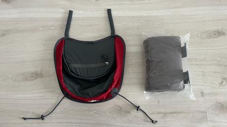 Turistiský nosič corazon panda červený, 