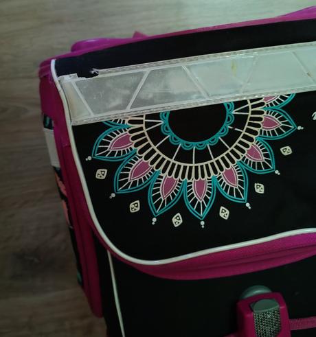 Školská anatomická aktovka stil mandala, 