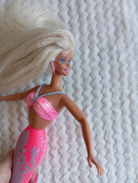 1996 bubbling mermaid barbie morská panna, 