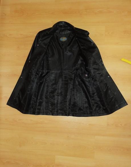 Kožený kabátik, s