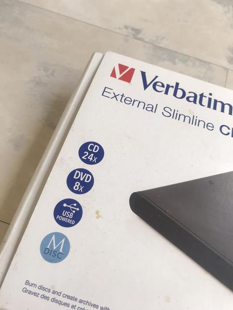 Externá cd/dvd napaľovačka verbatim,
