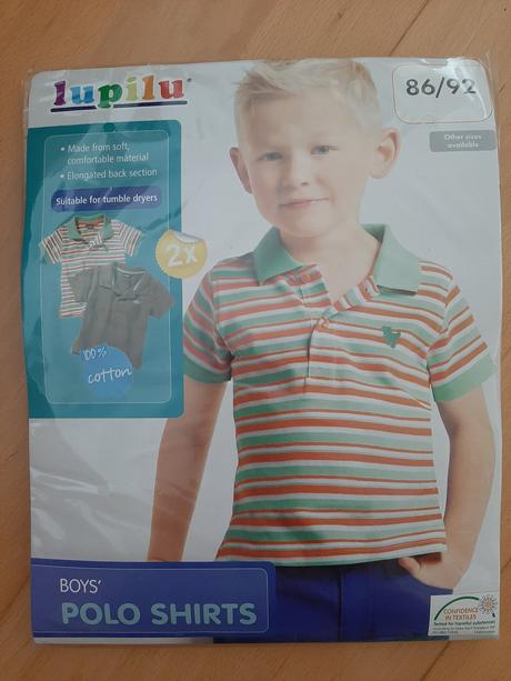 Dvojbalenie polo tričiek, lupilu,92