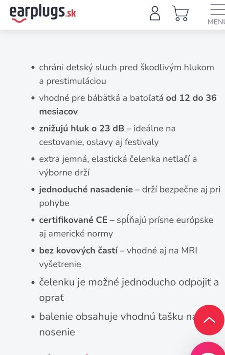 Alpine muffy baby detské izolačné slúchadlá, 