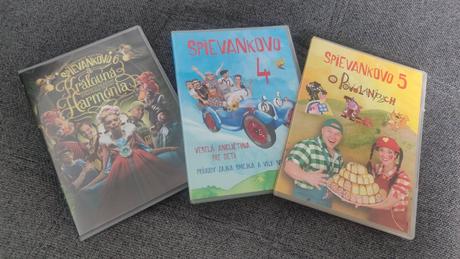 Spievankovo 3x dvd, 