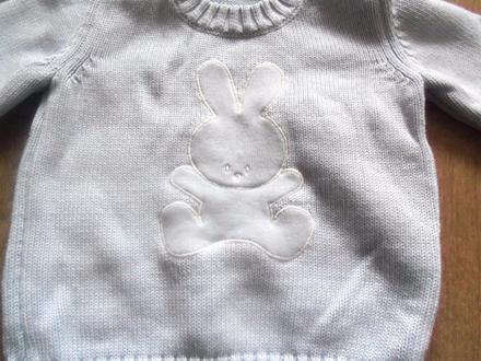 Svetrík zn. benetton - 1-3 mes., benetton,62