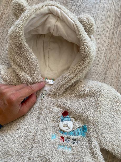 Chlpatý detský overal veľ. 62, pidilidi,62