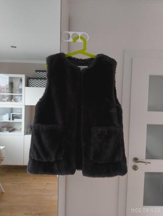 Kožušinková vesta - zara, veľ. 152, zara,152