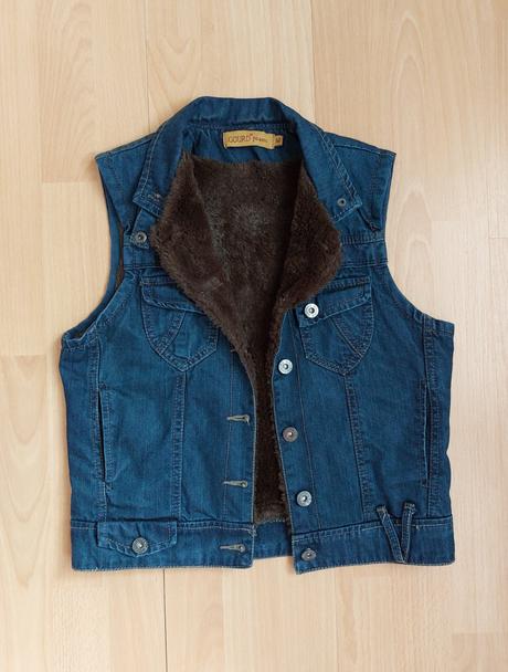 Riflová vesta zn. gourd jeans, m