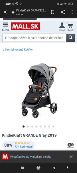 Športový kočík Kinderkraft Grande - skúsenosti