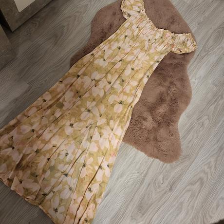 S midi saty s razporkom, h&m,36