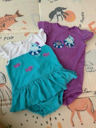Letné bodynka, gymboree,86