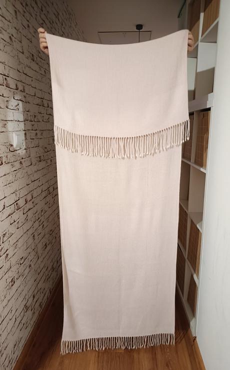 Svetloružový šál, h&m