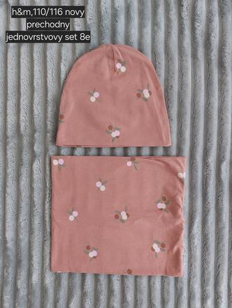 Prechodna ciapka a nakrcnik,set, h&m,110