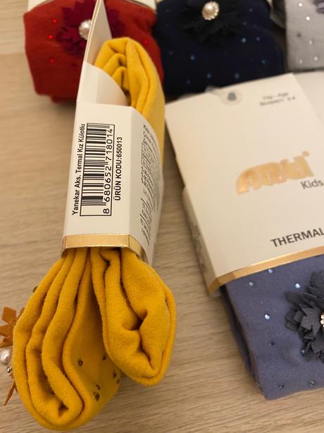 Pančušky s kvetinkou termo, 98 - 140