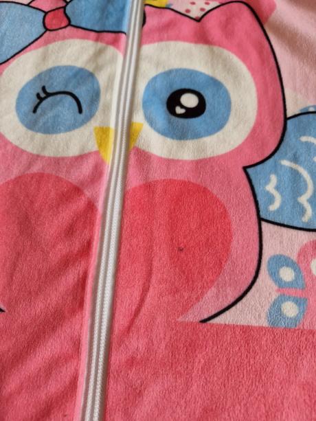 Spací vak s nožičkami - sova, 