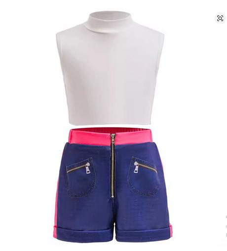 K-pop demon hunters huntrix rumi deluxe kostým, 