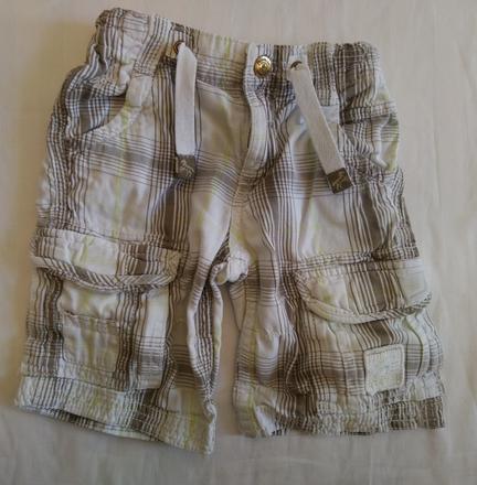 Chlapčenské kárované trištvťáky, palomino, 86-92, palomino,92