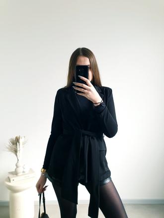 Čierne sako asos s/m, s