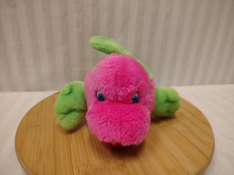 Plyšová ružovo zelená rybka, ace, 28 cm, 