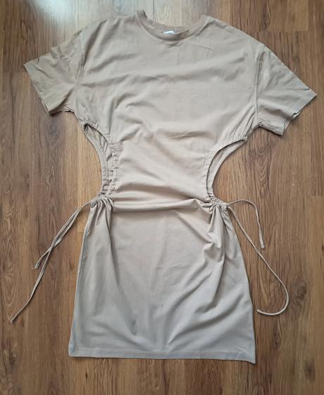 Šaty s vyrezmi na bokoch bershka, bershka,xs
