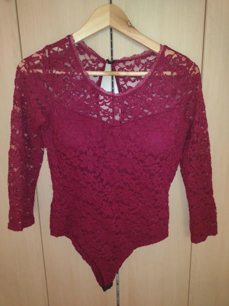 Čipkované body, h&m,s