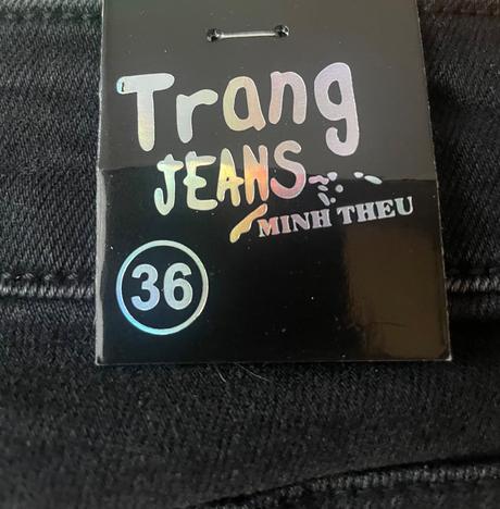 Dámske čierne rifle., 36