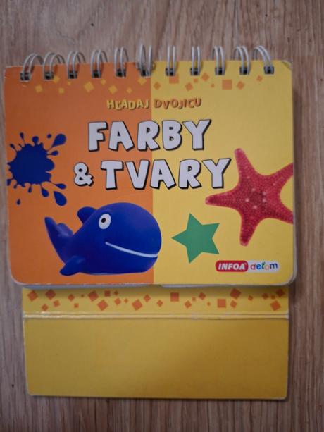 Kniha so stojanom ako kalendár - farby a tvary ô, 