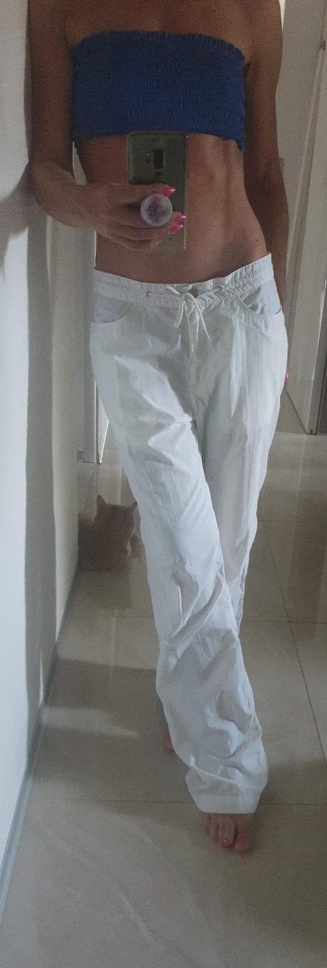 Vzdušné , letné nohavice, zn. zajo, zajo,l