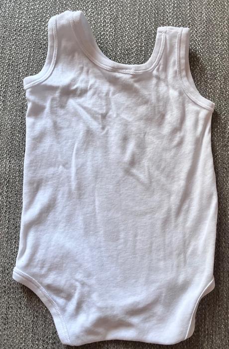 Krasne bodynko oblecene 1x, 86