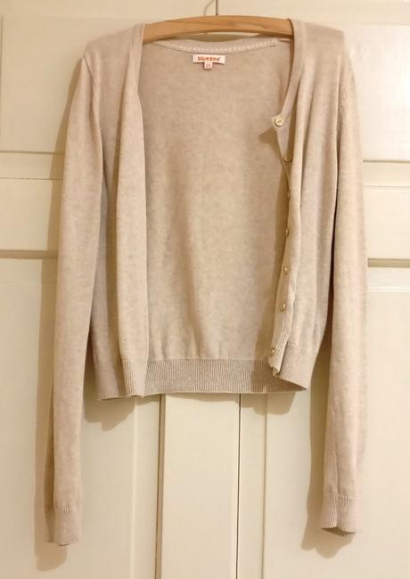 Béžový crop svetrík, bluezoo,164