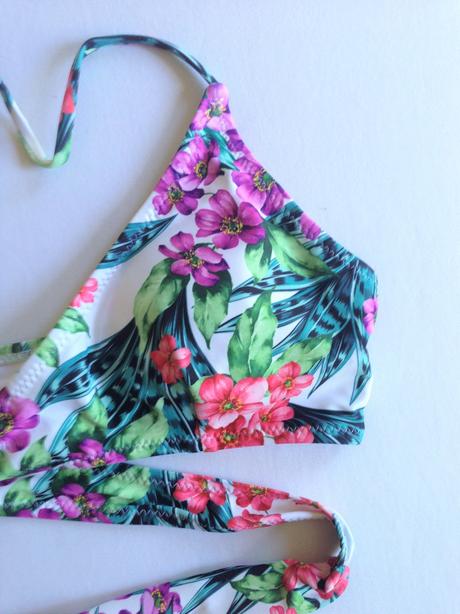 Bandaz floral plavky vel.s/m, m / s