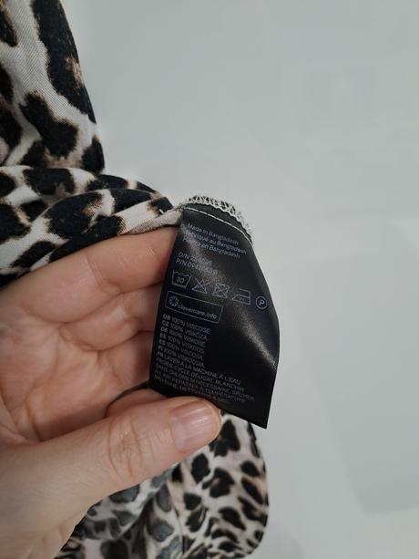 Leopard oversize šaty h&m, h&m,l