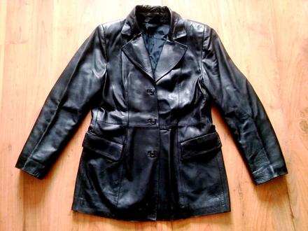 Dámsky kožený kabát, l