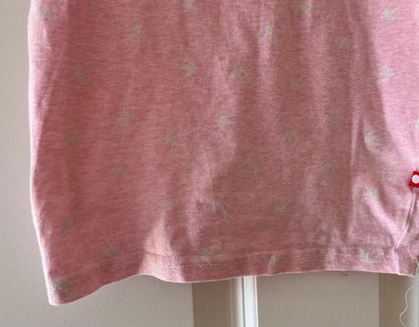 Bledoružové bavlnené šaty, pískacie, 86, 86