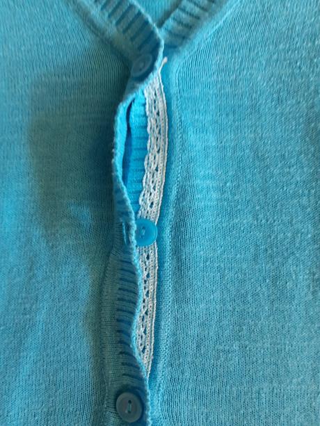 Tyrkysový svetrík, f&f,38