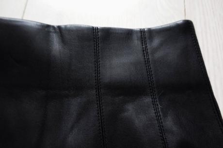 Koženková sukňa zara, zara,s